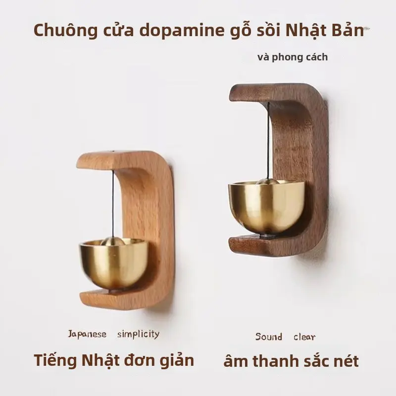 Chuông gió Dopamine, Chuông cửa hút từ tính, Chuông cửa bằng gỗ sồi, Ống Khói Khối Lượng Cao, Chuông đồng, Chuông vào bằng đồng, Chuông Nhật Bản, Chuông cửa chống trộm, Chuông cửa hộp  nhạc  màu  đỏ  của  danisa hộp  nhạc  remix 0
