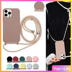[Yoklife]Crossbody Case for iPhone 16 15 14 13 12 11 X Pro Max Mini 6 7 8 Plus XR Lanyard Shockproof