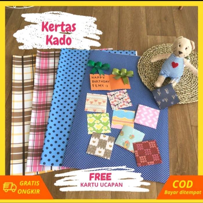 Gambar KERTAS KADO (dibungkusin ke paket) - -, - dari FEFA STYLE Kota Tasikmalaya Tokopedia