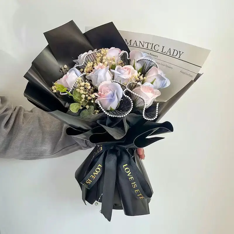 Birthday Gift Rose Everlasting Full Of Stars Real Flowers Simulation Bouquet Graduation Male Girlfriend Girlfriends Confession Valentine'S Day, For Birthday, Marriage Proposal And Other Important Occasions