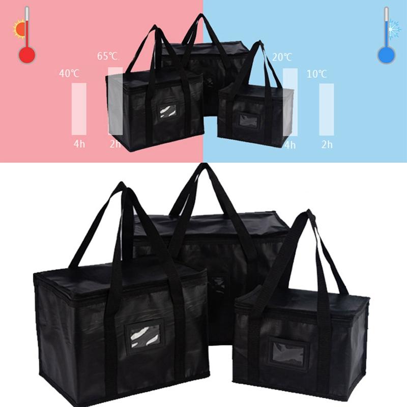 (PURONG) 16L/28L/50L Large Capacity Portable Cooler Bag Ice Pack Lunch Box Insulation Package Insulated Thermal Food Picnic Bags Pouch 5