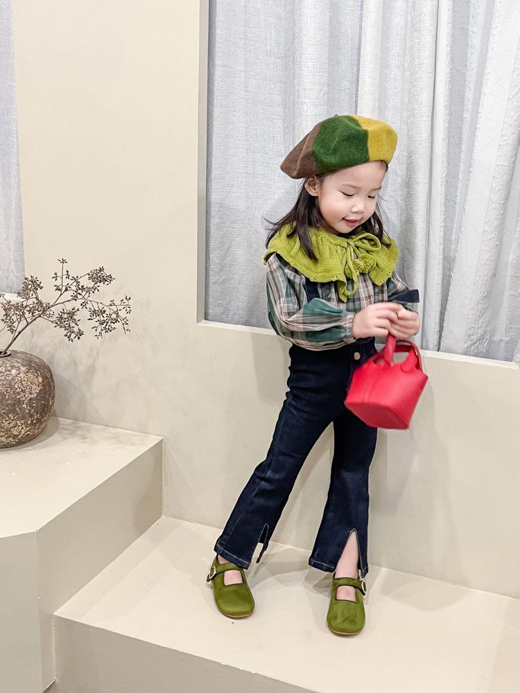 Product Introduction of Autumn Winter Style European and American Mini Children's Girls' Handheld Tote Basket Crossbody Small Bag Women's Bag outpocket  hobo  bag heart  evangelista  painted  bags 15