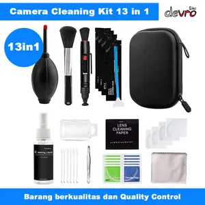 Paket Pembersih Kamera Mirrorless DSLR 5 in 1  - 12 in 1 - 13 in 1 - Camera Cleaning Kit Brush Lens Microfiber