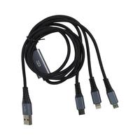 Gambar ATARU KABEL CHARGER USB 3IN1 - ABU-ABU dari AZKO ID Kota Serang 4 Tokopedia