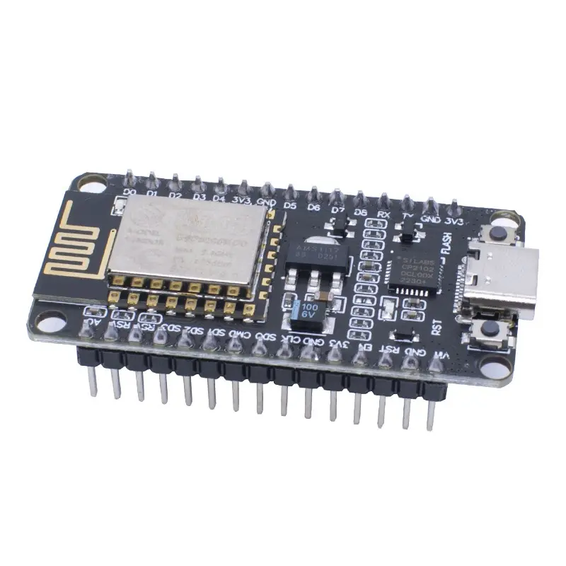 Mạch thu phát wifi ESP8266 nodeMcu CP2102 internet of thing IOT, cổng kết nối Type C