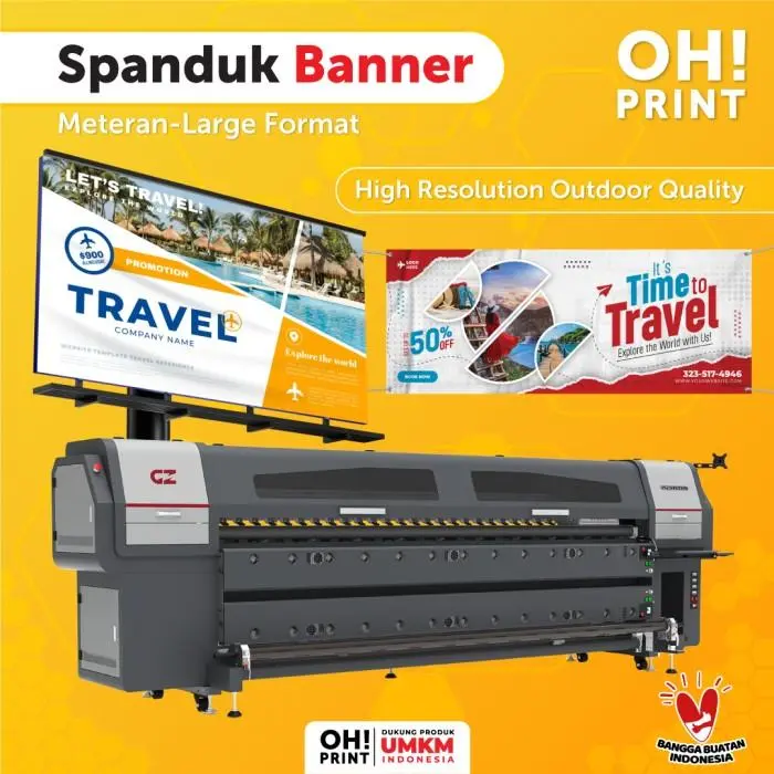 Cetak Spanduk Flexy Banner / Print Baliho / Flexi Billboard