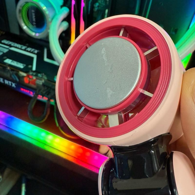 Quạt mini - cầm tay, 100 cấp độ gió, Tích hợp sò làm lạnh 3
