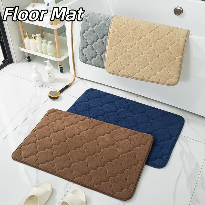 Anti-slip Bathroom Rug Absorbent Quicky Dry Shower Mat Doormats Kitchen Floor Mat