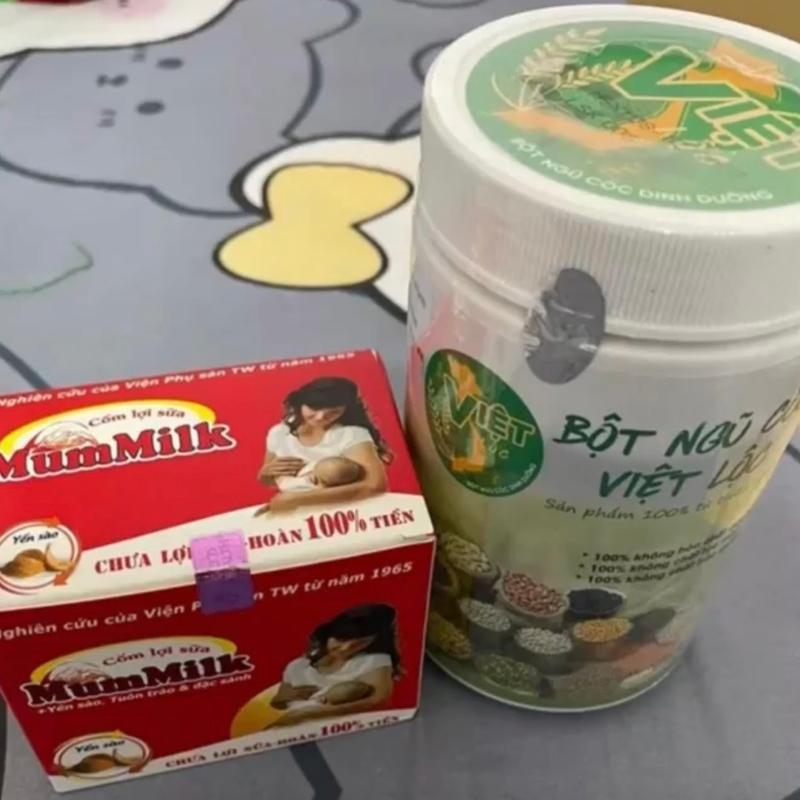 ngũ cốc, bột ăn dặm việt lộc xước, móp vỏ thanh lý date mới 5