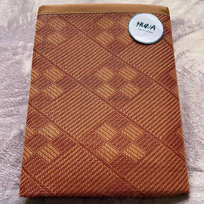 Chiếu điều hòa mây lót lụa 3D CAO CẤP - mát lạnh, mềm mịn, gọn nhẹ - chiếu ngủ văn phòng, trải sàn, trải giường, chiếu tre trúc ( 1m đến 2m2 )