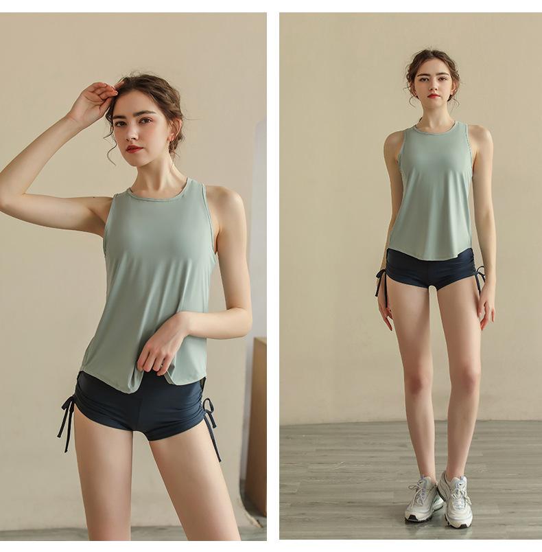 Product Introduction of Áo Ngực Thể Thao Dáng Rộng Và Áo Ba Lỗ Tập Yoga, Dành Cho Nữ, SHQX, Thiết Kế Hở Lưng Thoáng Khí, Thích Hợp Tập Gym Và Chạy Bộ 9
