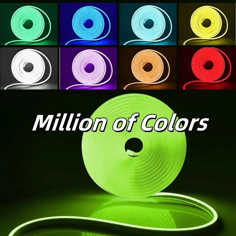 USB Powered LED Strip Light, RGB Color Changing LED Light Strip with Remote Control, Smart LED Lights for Home Party Decoration 2