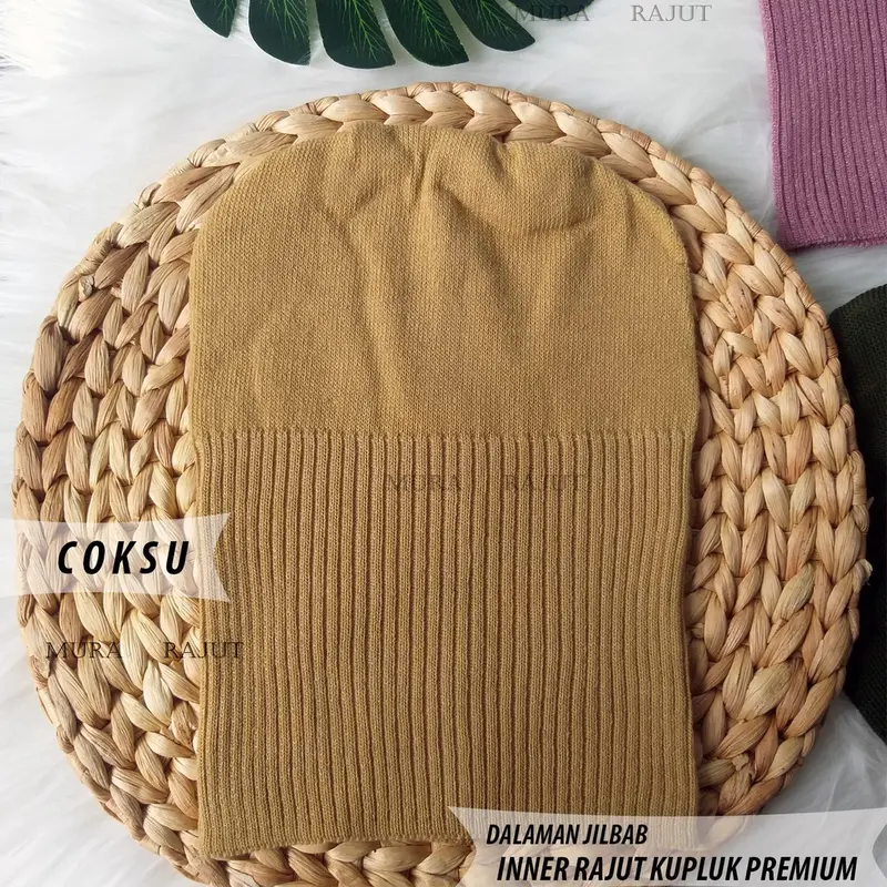 DISKON Ciput Rajut Arab Kupluk salur anpust premium daleman kerudung 4
