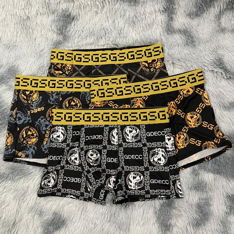 Hộp 4 quần GDEC Hoàng Gia - Chất liệu Cotton thông hơi thoáng khí -Quần Lót -Quần lót -  Quần boxer/quần đùi Nam Menswear Sịp