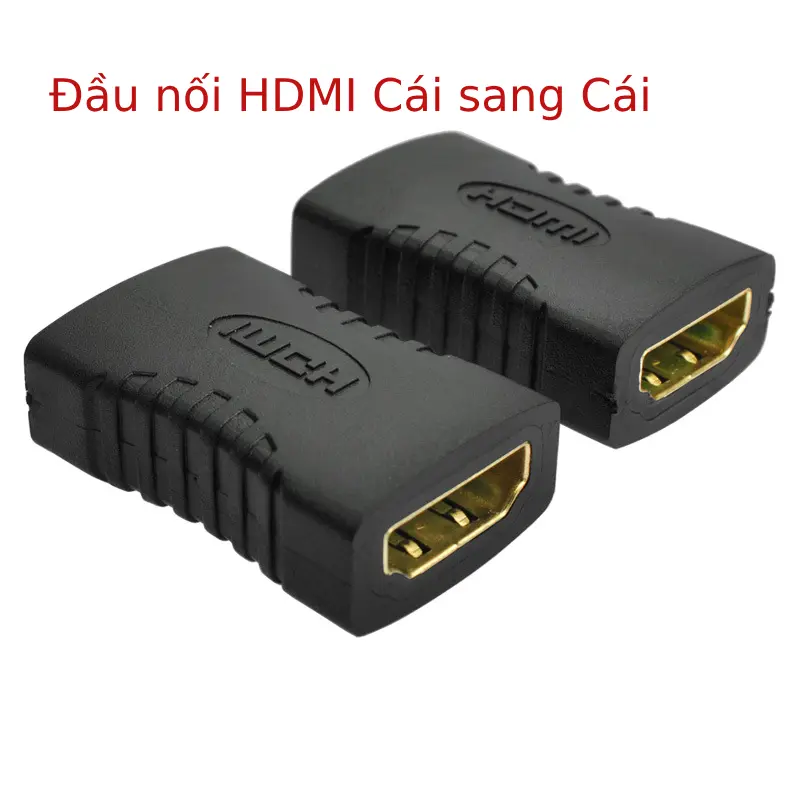 Đầu nối HDMI Cái-Cái (HDMI Female to Female). Nối cáp HDMI cho máy tính PC, Laptop Tivi LCD máy chiếu, máy ảnh quay phim