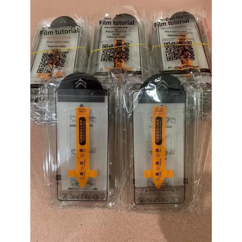 Phim Kính cường lực, Thích Hợp Cho Iphone 16, 15pro Và 14promax, Kho Không Bụi, Miếng Dán Thứ Hai, Phim Điện Thoại Di Động 13 Và 11, Loại Bỏ Bụi, Có Thể Kéo 3