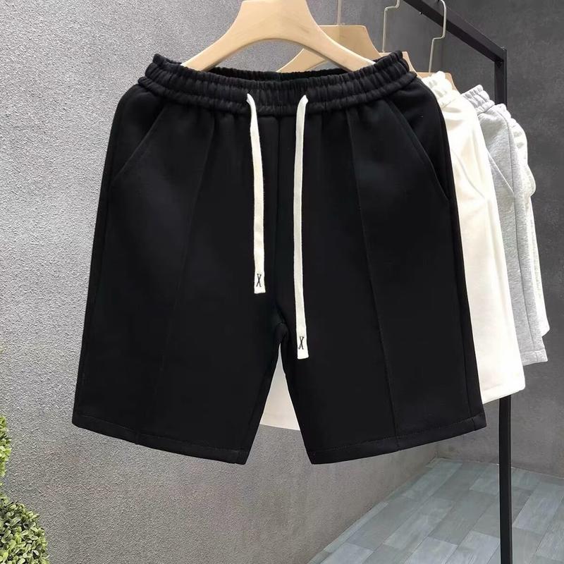 Quần Short thun trơn chất dày mịn không xù Menswear Quần nam chất Cotton cao cấp quần  short  nam  thun
