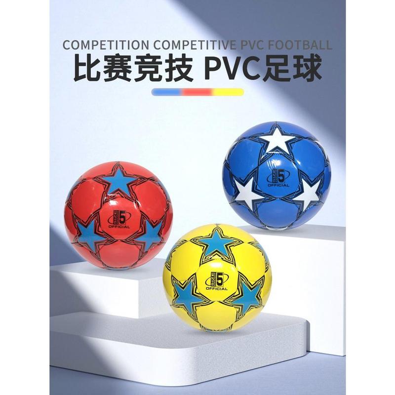 Soccer Ball Size 5 for Adults, Size 4 for Primary School Students, Size 3 for Kindergarten Children, Training and Competition Size 4 PVC Machine-Sewn Soccer Ball Wholesale 0