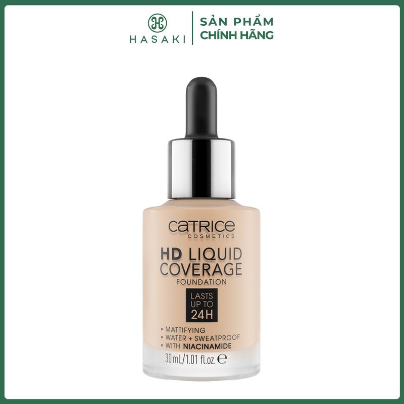 Kem Nền Catrice HD 24H 30ml HD Liquid Coverage Foundation | HASAKI BEAUTY