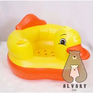 ALVSKY SOFA BEBEK / KURSI POMPA BEBEK SOFA BAYI LIPAT TIUP MURAH ADA MUSIK / NO MUSIK