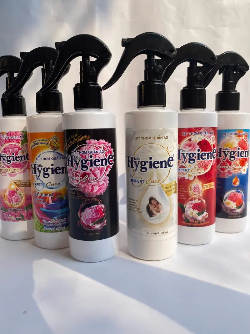 Product Introduction of COMBO 6 chai Xịt thơm quần áo Hygiene 300ml Thái Lan, Bản cao cấp. 0