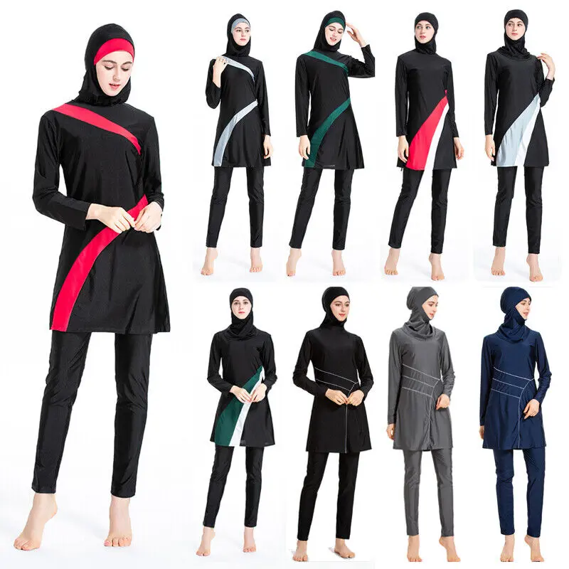 Muslim Swimwear Full Cover Islamic Swimwear Swimming Suit Woman Swimwear