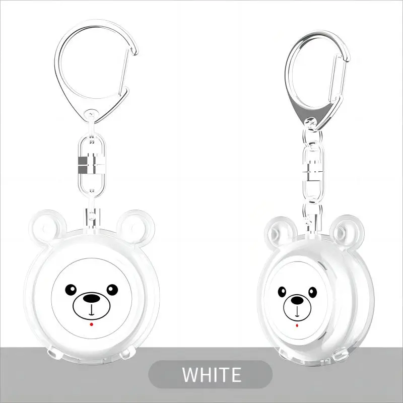 Cartoon Bear Design BT Security Alarm, Type-C Rechargeable Portable Security Alarm, Personal Security Alarm for The Elderly Women Safe 0