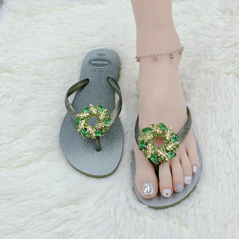 DÉP NỮ HAVAIANAS - KIM TUYẾN ĐÍNH CHUÔN CHUON LỚN ( THU HƯỜNG )