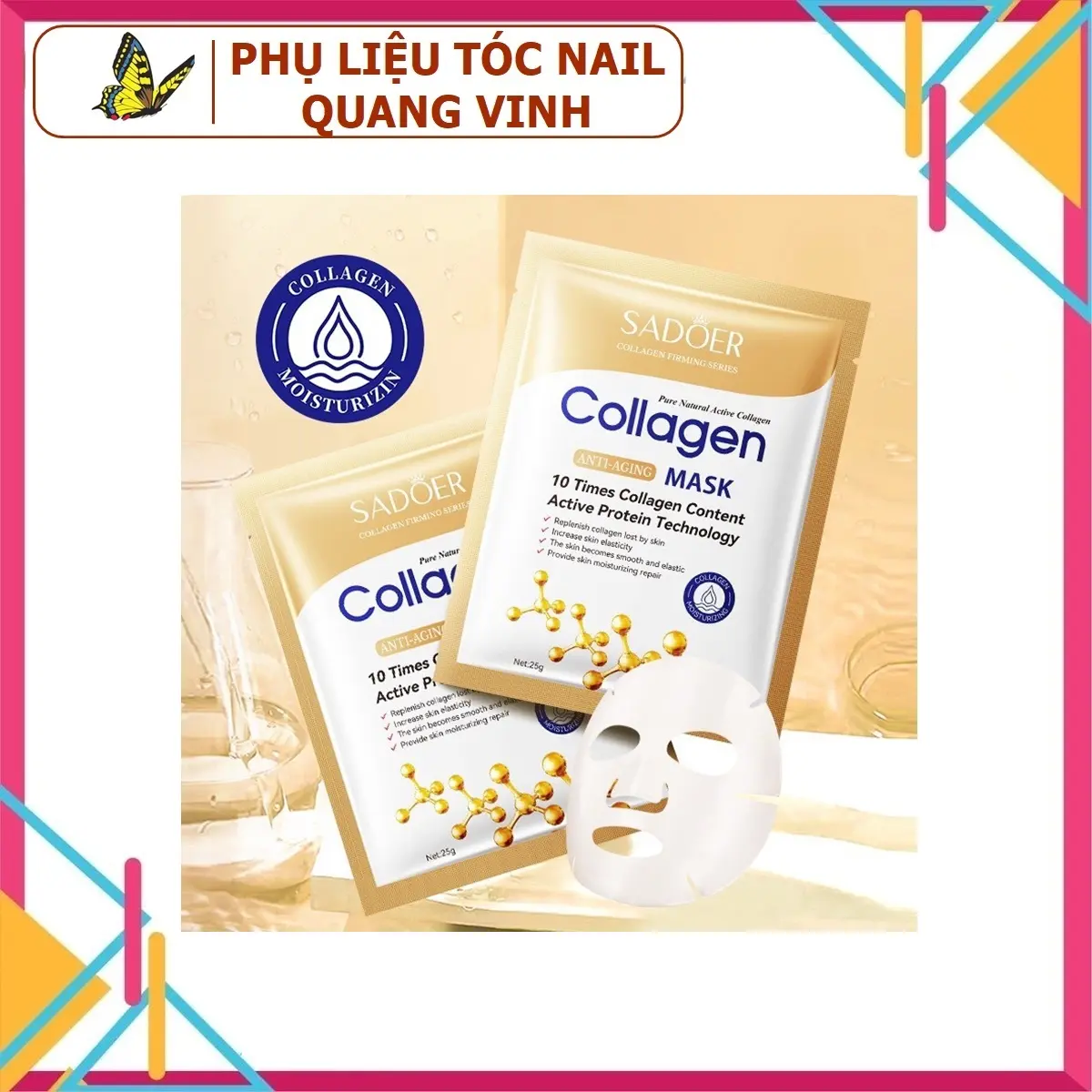 Mặt nạ đắp mặt Collagen Sadoer 25g