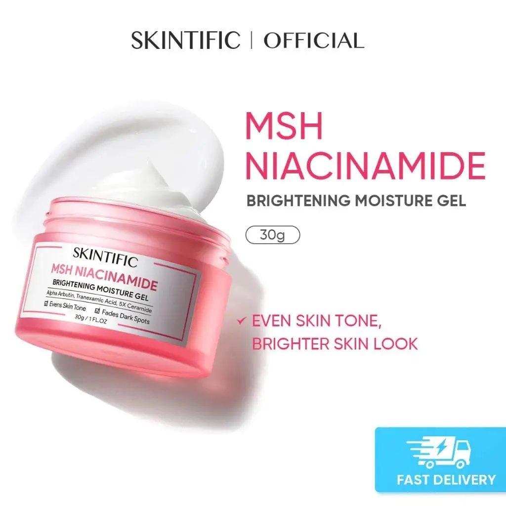 SKINTIFIC Moisturizer Ceramide Skintific Moisturiser Niacinamide Brightening Gel Dark Spot Retinol Night Cream