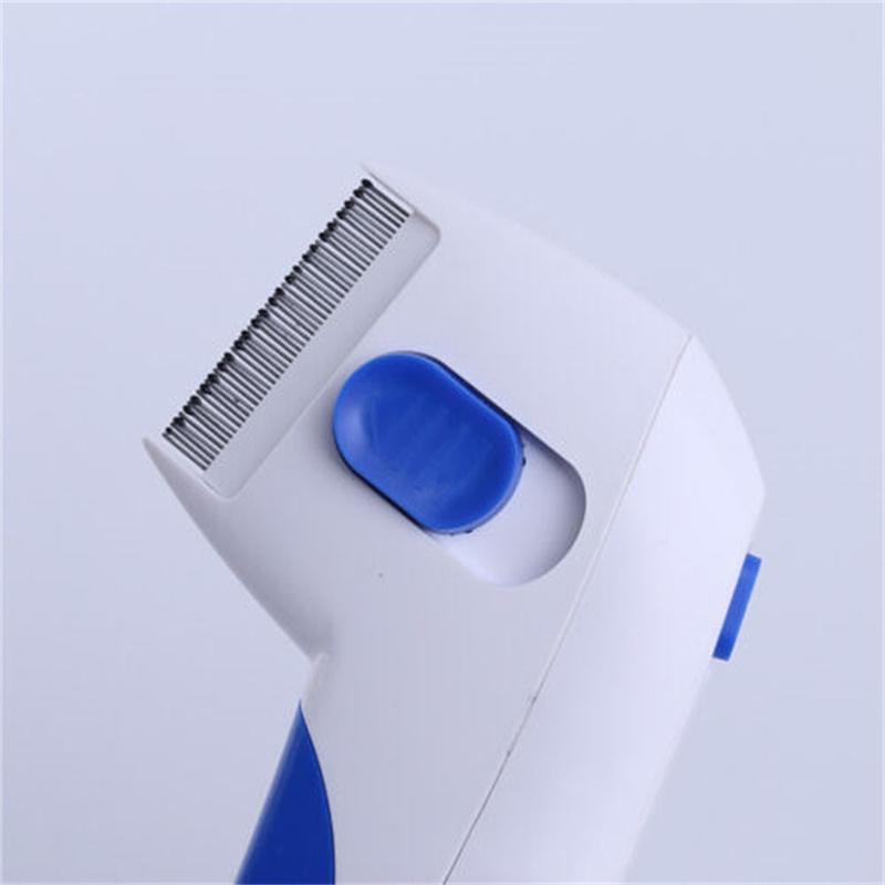 Product Introduction of Durable Fleas Controller Zapper Anti Flea Comb Lice Remover Electric Remove Flea Comb Tick Killer 16