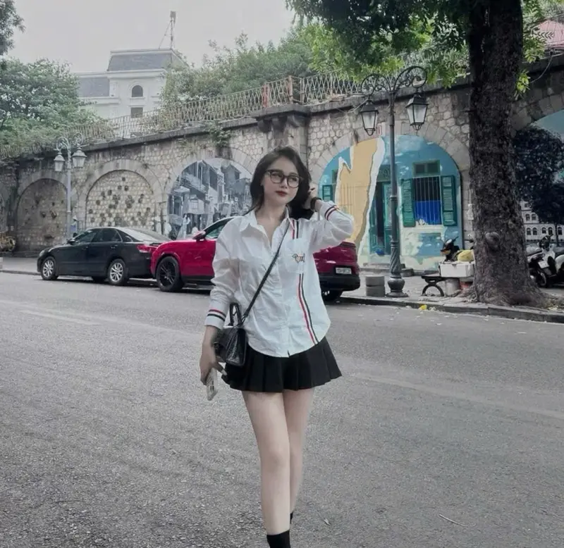 Áo sơ mi thome thanh lịch cho nàng 0