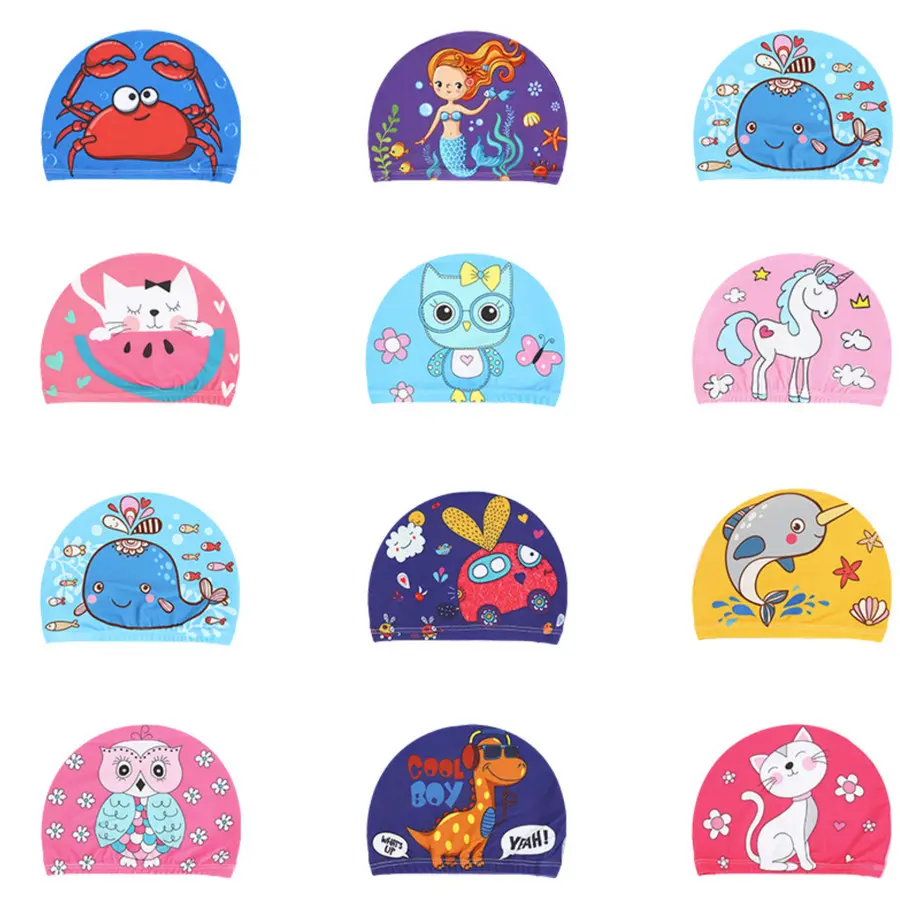 Swimming Cap Anak | Topi Renang Anak Import Lucu Jk5