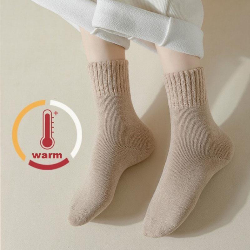 Tất Bà Mang Thai, Dày, Cho Nữ Mùa Đông, Tất Bó Sát, Tất Ngủ, Chất Liệu Lông Cừu, Tất Dài, Tất 6
