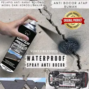 Spray Anti Bocor Atap Waterproof Pelapis Anti Karat Kolong Mobil Rubberized Undercoat