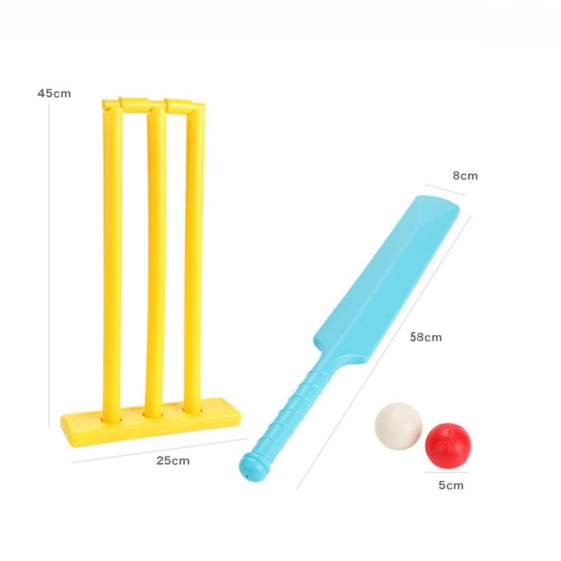 Product Introduction of Plastic Exercise Sports Equipment Kids Cricket Set Hard Board Beach Games Croquet Paddles 14