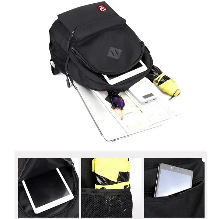 Balo HARAS Thời Trang Phong Cách Hàn Quốc HR244 Backpack Nhung Đeo Vai Da 4