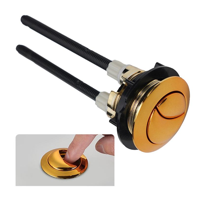38mm Gold Toilet Push Button for Mechanical Top Flush Valve Dual Flush 8