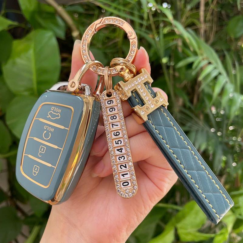 Ốp chìa khoá xe Hyundai Creta, Hyundai Stargazer 2022-2023-2024 Chất liệu TPU cao cấp