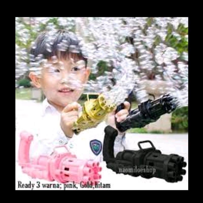 BUBBLE GUN MAINAN GELEMBUNG ANAK 1