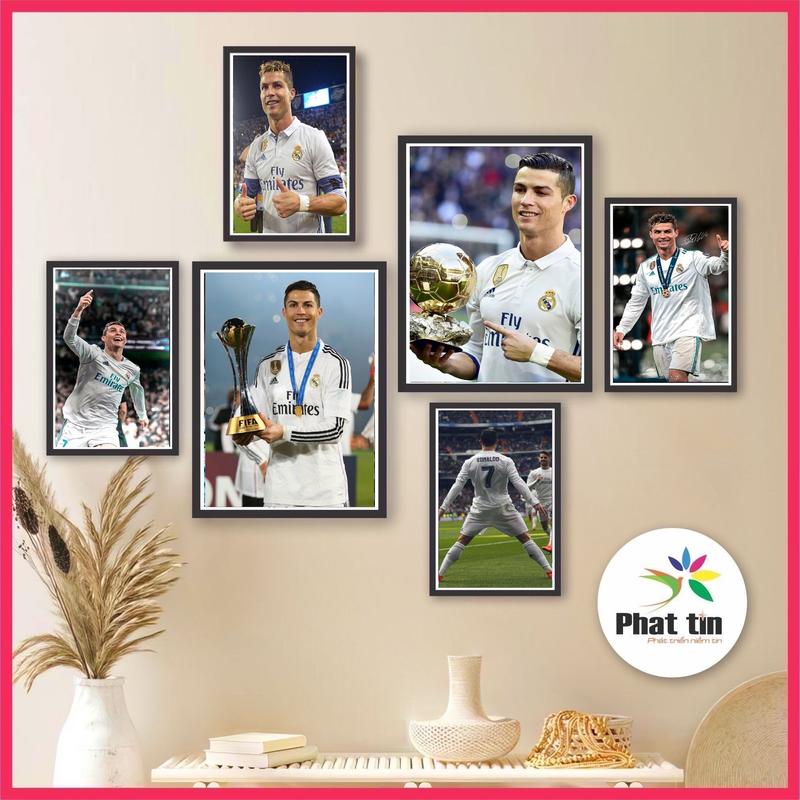 Poster bóng đá, ...tranh ảnh Formex  dán tường có sẵn keo dán, không cần khoa tường Treo Tường Đồng