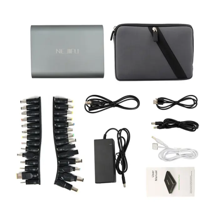 READY STOCK!! Powerbank 50000 mAh, For Laptop, MacBook Fast Charging 3.0 - Hitam 6