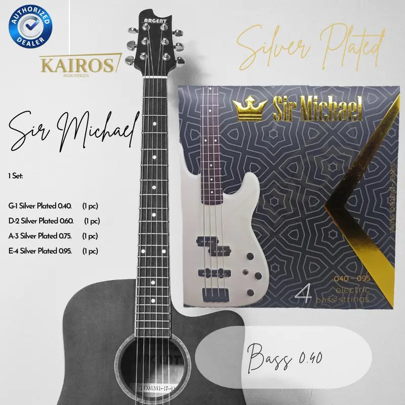 Senar Gitar Bass Original Sir Michael 0.40 0