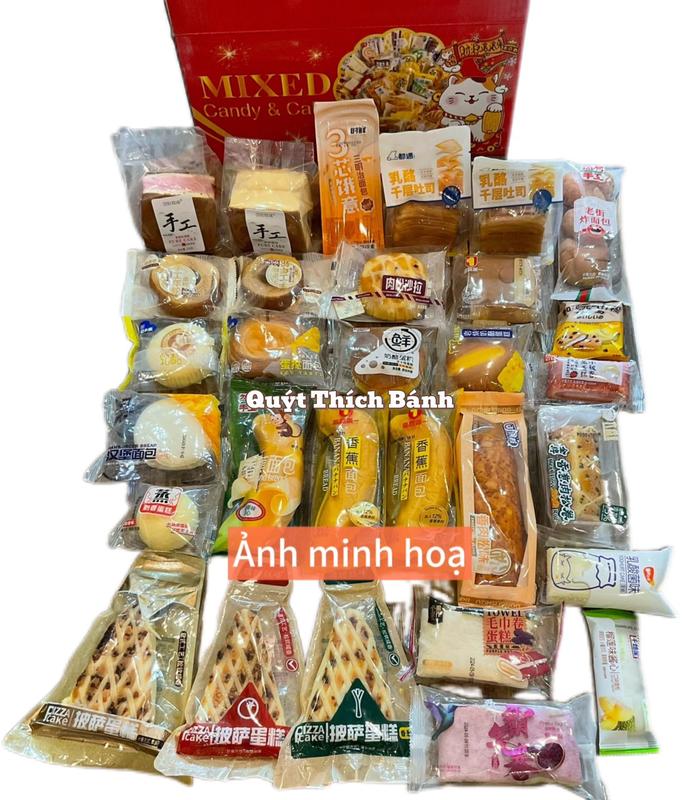 CHỌN  + GHI CHÚ ĐƠN - 2KG  TỰ CHỌN nội địa trung - ngày in trên vỏ  là NSX Food Cake   crinkle cookies choco  wafer   sữa bánh