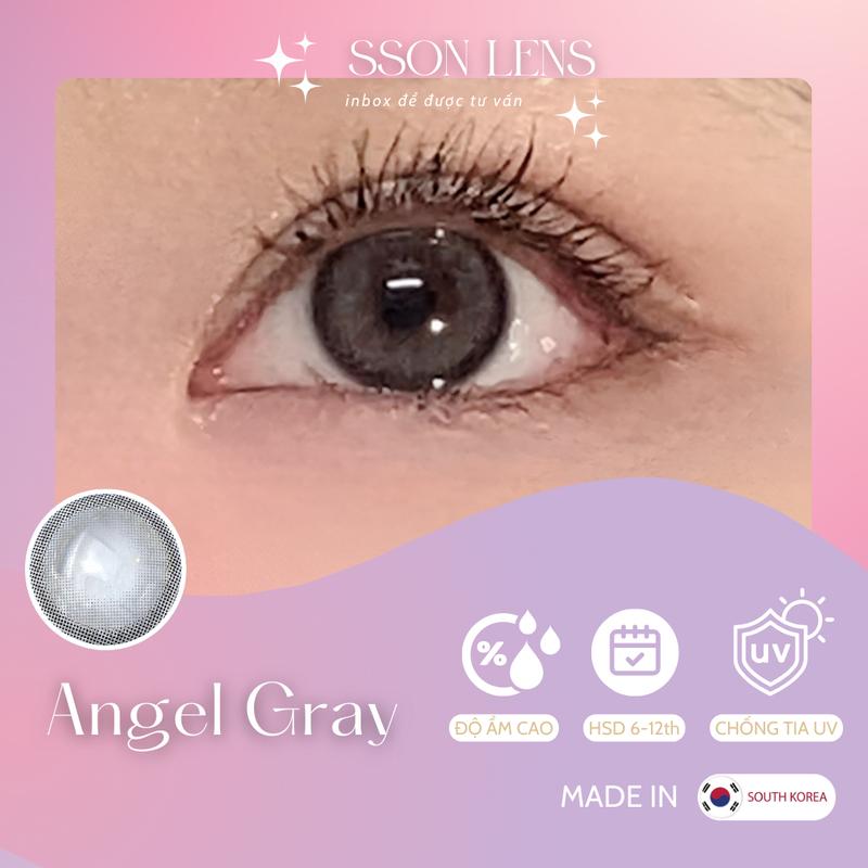 [ Có Cận ] Mẫu Angel Gray - Kính Áp Tròng Giãn Ít Đã Kèm Khay 4