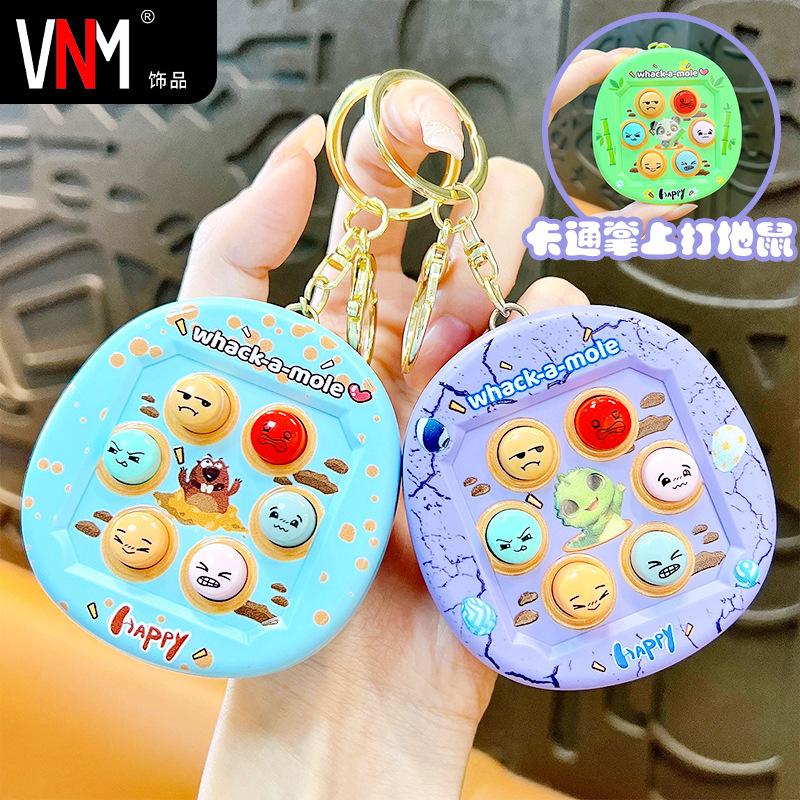 Cartoon Handheld Whack-A-Mole Game Console Keychain - TikTok Shop Singapore