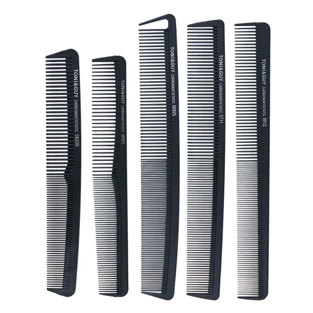 Salon Accessaries Black Pro Hairdressing Combs Anti-slip Anti-static Straight Hair Brushes Barber Durable Hair Comb