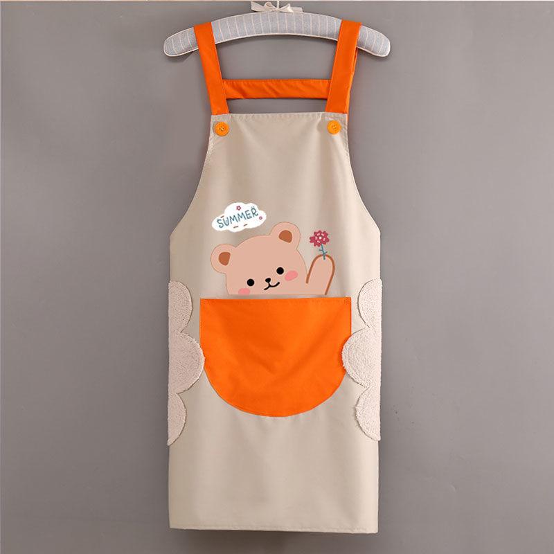 Tạp Dề Nhà Bếp, Gia Dụng, Thiết Kế Đơn Giản, Dành Cho Nam Và Nữ, Phong Cách Nhật Bản Và Hàn Quốc, Chống Thấm Nước Và Chống Dầu, Dễ Thương, Thích Hợp Cho Người Lớn, Hàng Mới Về 5