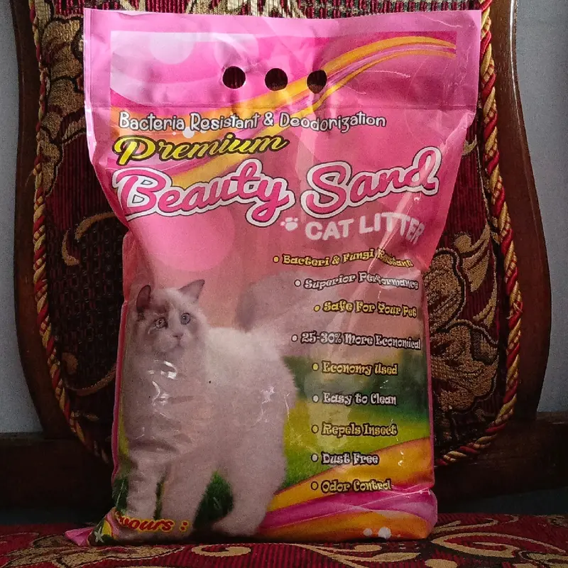 beauty sand 3L pasir kucing murah 0