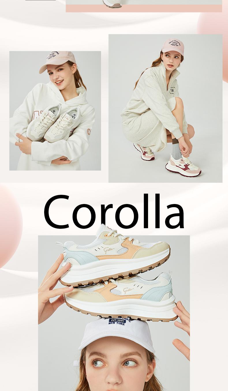 Product Introduction of Corolla Giày Thể Thao Sneaker Nữ  Fashion Phong Cách Hàn Quốc Dế Cao 4.5CM Chống Trượt Dộ Co Giãn Cao Kháng Khuẩn Thoáng KhíGiày Giày Lười Dồ Hot Trend Shoes【Nên mua kích cỡ lớn hơn 】 19